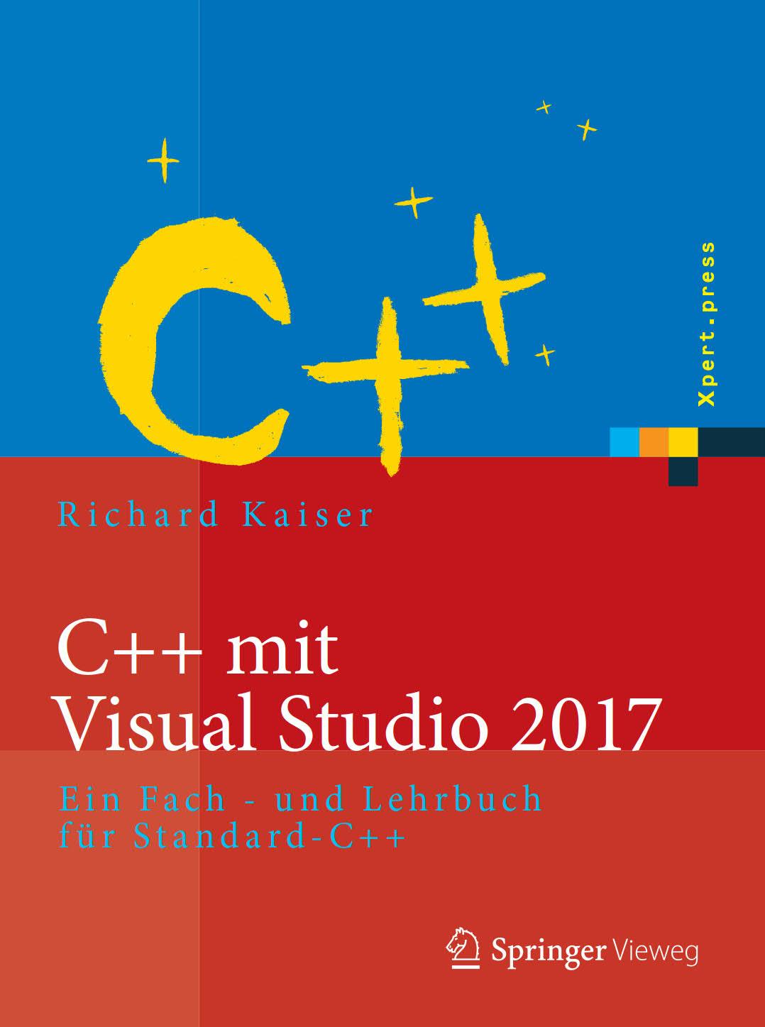 Buchcover C++ mit Microsoft Visual C++ 2017